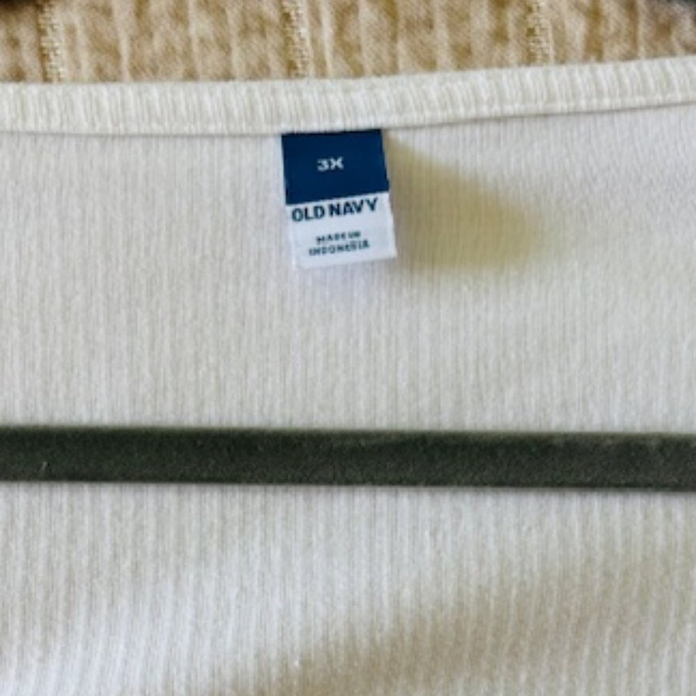 Old Navy Long-Sleeve Rib-Knit Square Neck Bodysuit size 3X - Picture 4 of 4